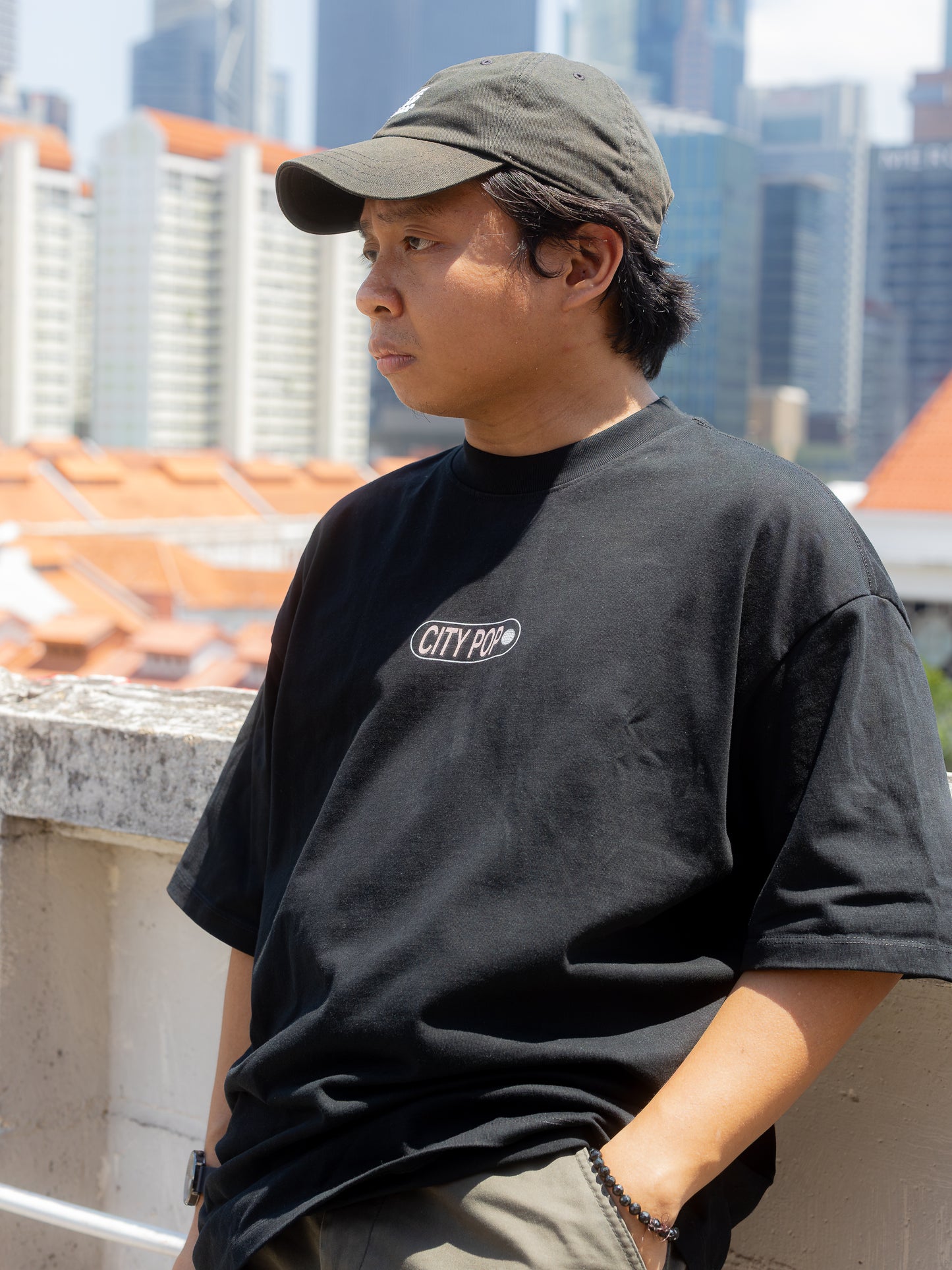 KURO EDGE Kyoku - City Pop Oversized T-Shirt