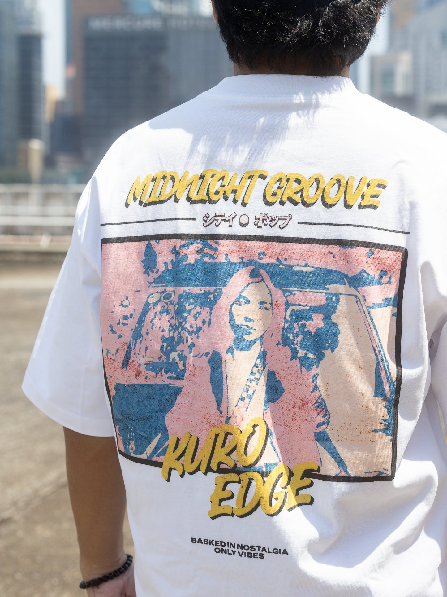 KURO EDGE Kyoku - City Pop Oversized T-Shirt