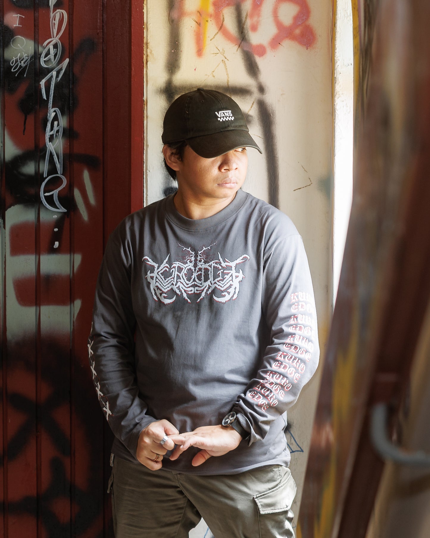 KURO EDGE Kyoku - KURO EDGE Death Metal Longsleeve Shirt