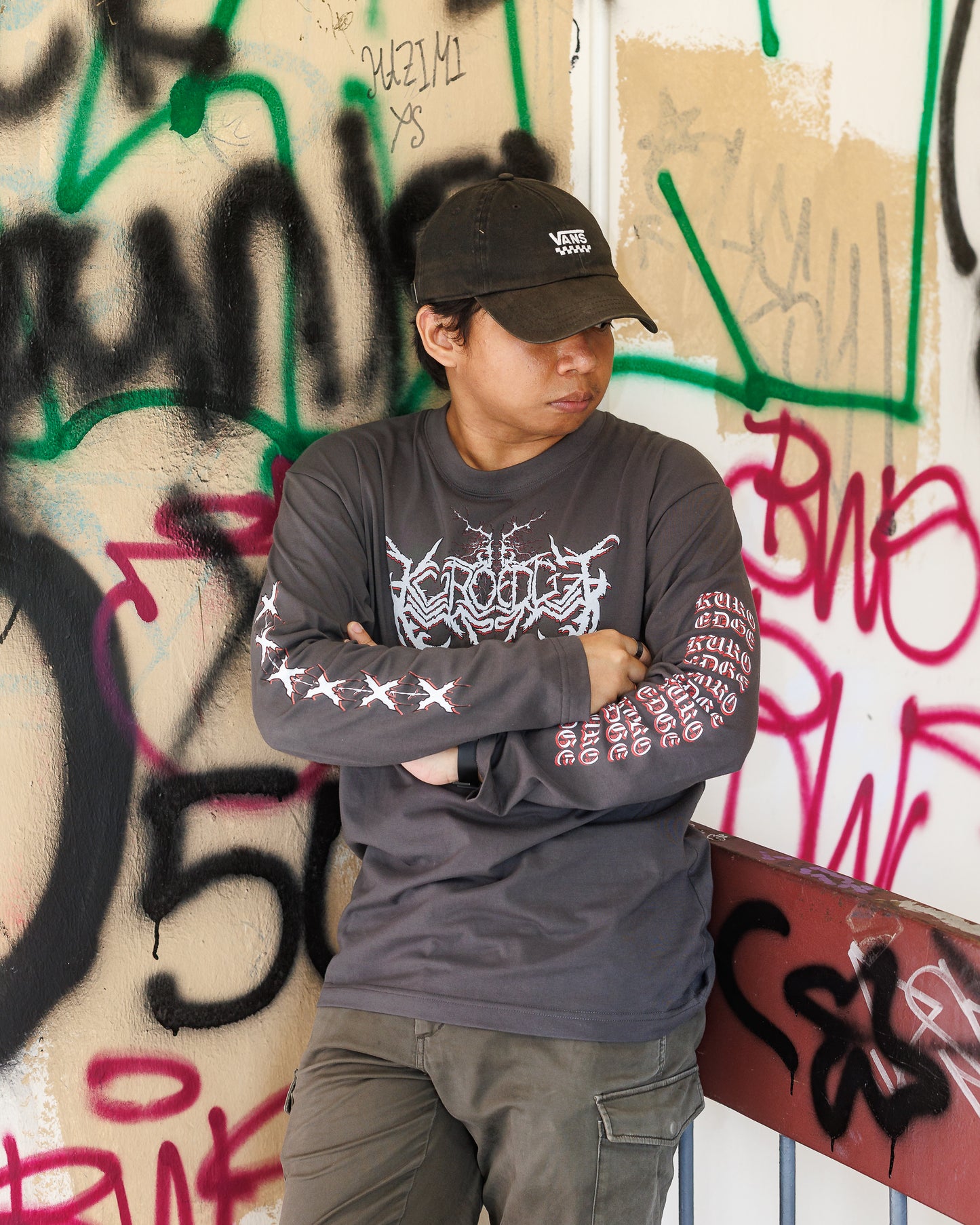 KURO EDGE Kyoku - KURO EDGE Death Metal Longsleeve Shirt