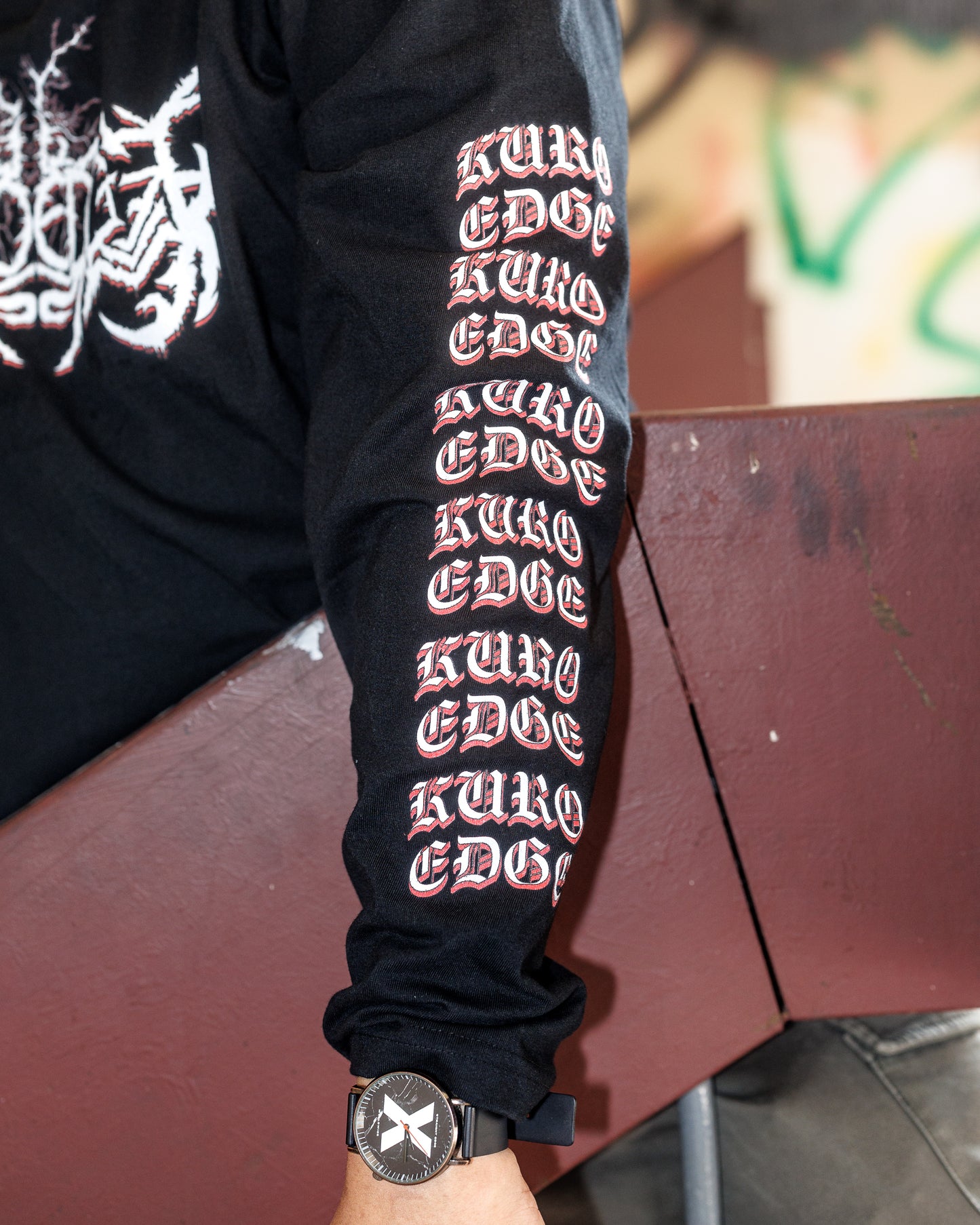 KURO EDGE Kyoku - KURO EDGE Death Metal Longsleeve Shirt